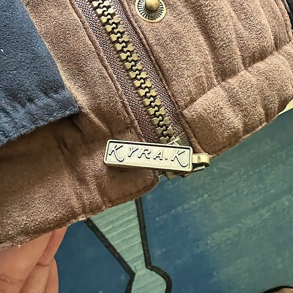 KYRA K SUEDE EQUESTRIAN RIDING JACKET! Two tone brown! MINT CONDITION! Size S - Picture 9 of 9